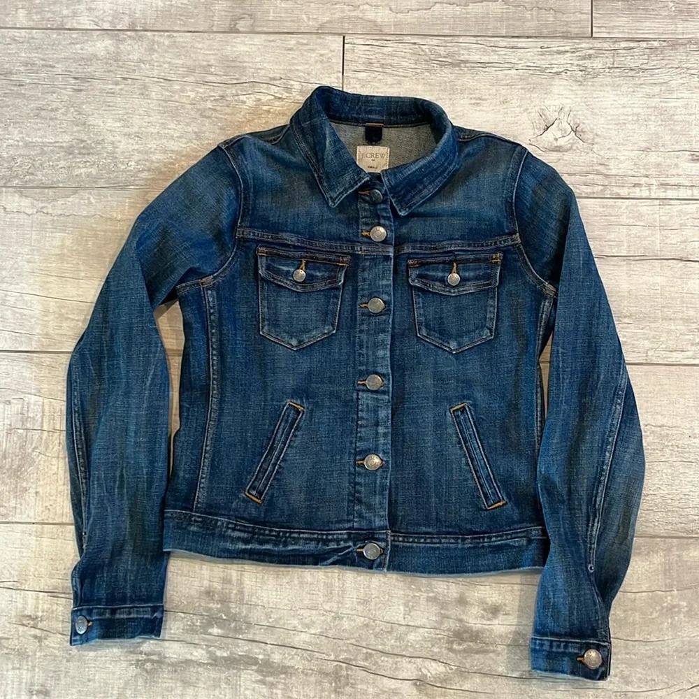 J Crew‎ Women's Blue Jean Denim Jacket Size S